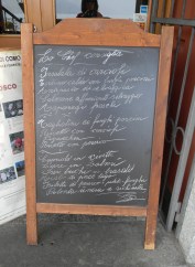 Menu Barchetta II