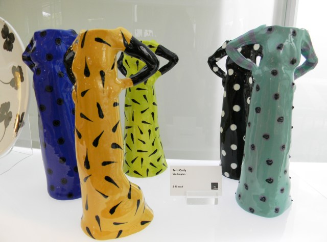 Ladies in gift shop strut