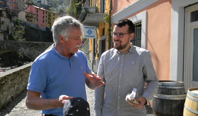 Sports fans at P'osteria