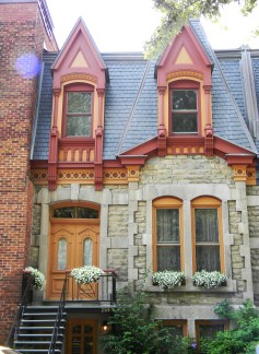 Montreal park at the end of Rue Prince Arthur